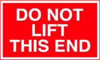 Do Not Lift This End