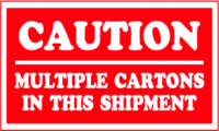 Caution Multiple Cartons In This Shipment