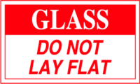 Glass, Do Not Lay Flat