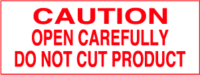 Caution Open Carefully