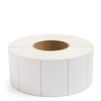 3'' x 2'' Perforated White Industrial Thermal Transfer Labels