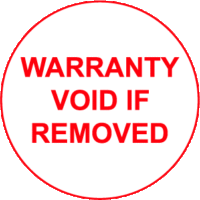 Warranty Void If Removed