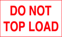 Do Not Top Load