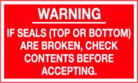 Warning, If Seal Is Broken