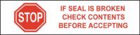 Stop If Seal Is Broken Check Contents Before Accepting