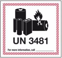 Lithium Battery Handling UN 3481