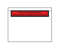 5-1/2'' x 7''  Bilinguial Packing List Enclosed Tamper Evident Envelopes