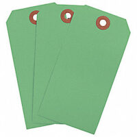 4-3/4" X 2-3/8" Green Tags