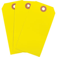 4-3/4" X 2-3/8" Yellow Tags